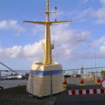 Mast mit Aufbau der Wappen von Hamburg - Mercator II_1