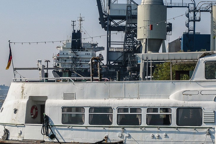 In Hamburg wurden sie kaum genutzt: Die Zugänge an den Oberdecks der Typschiffe